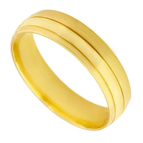 Par de Aliança de Casamento em Ouro 18k Acetinada ea2f60